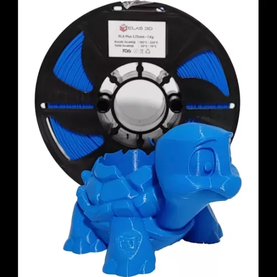 Elas 1.75mm Mavi Pet-G Filament 1KG Tükeniyor