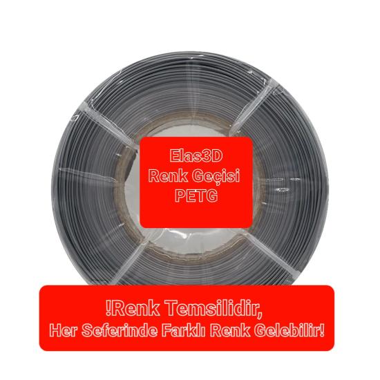 Elas 1.75mm Geçiş Filamenti Pet-G Makarasız Filament 1KG 
