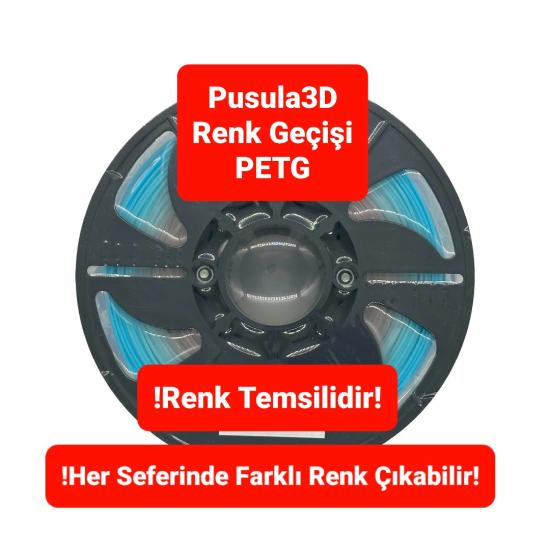 Elas 1.75mm Geçiş Filamenti Pet-G Makaralı Filament 1KG 