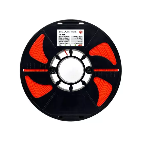 Elas 3D Turuncu HS ABS 1.75mm 1KG