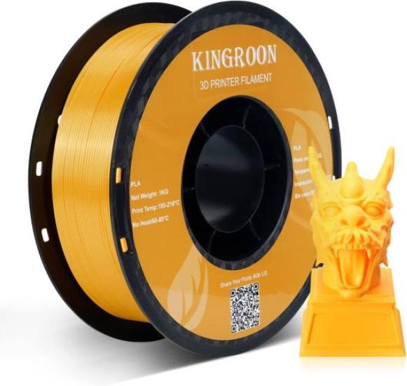 Kingroon Silk PLA Filament - Altın(gold)  -1.75mm - 1KG