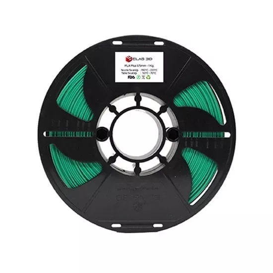 Elas 1.75mm Yeşil PLA Plus Filament